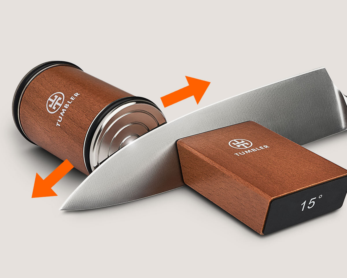 Tumbler Original Diamond Rolling Knife Sharpener Set – Tumbler Rolling Knife  Sharpener
